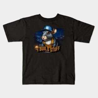 I Build Stuff Kids T-Shirt